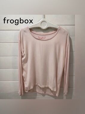 Frogbox t-shirt longs sleeves, front in silk size  M